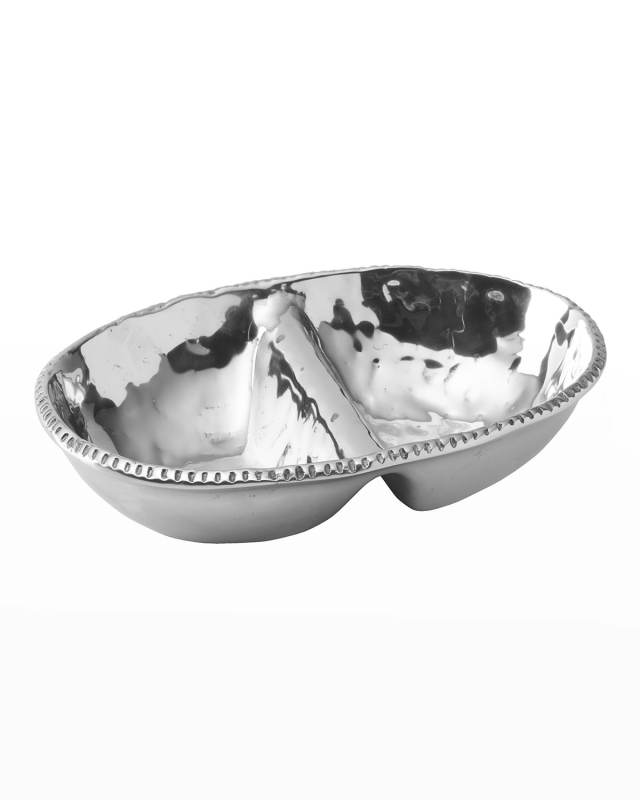 River Rock Divided Oval Dish